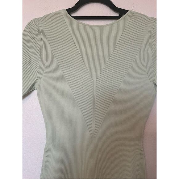 Maje Tie Back MIDI Short Sleeve Dress - NWT - Picture 5 of 12